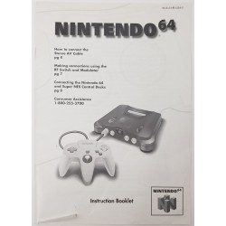 Nintendo 64 Instruction Booklet