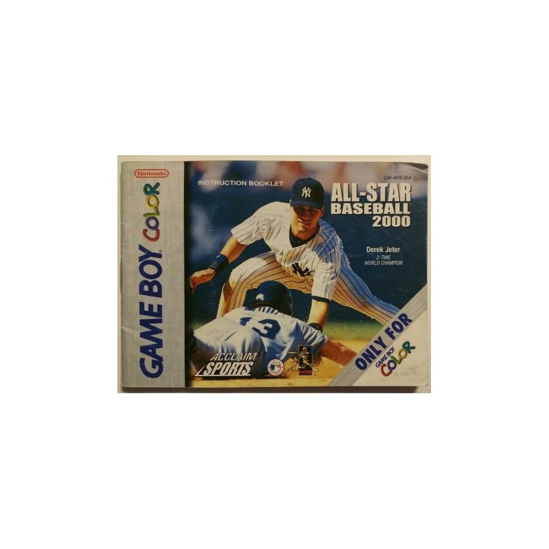 All-Star Baseball 2000 (Nintendo Game Boy Color, 1999)