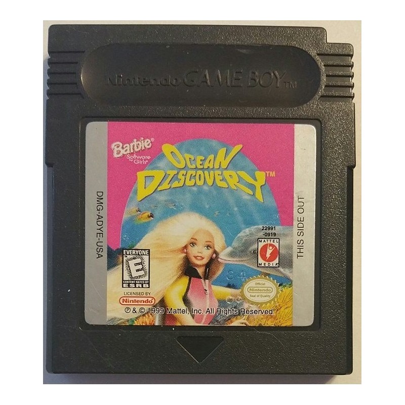 Barbie Ocean Discovery (Nintendo Game Boy Color, 1999)