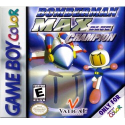 GameBoy Color Bomberman MAX Blue Champion cover art