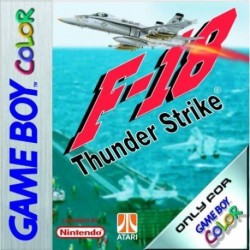 Gameboy Color F-18 Thunderstrike cover art