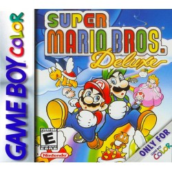 GameBoy Color Super Mario Bros Deluxe cover art