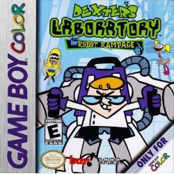 Gameboy Color Dexters Laboratory Robot Rampage cover art