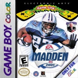 Gameboy Color Madden NFL 2001 cover art