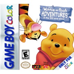 Gameboy Color Winnie the Pooh Adventures in the 100 Acre Wood cover art