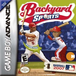Gameboy Advance Backyard Sports Baseball 2007 cover art