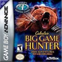Gameboy Advance Cabelas Big Game Hunter 2005 Adventures cover art