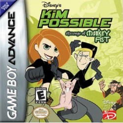 Nintendo Gameboy Advance Kim Possible Revenge of Monkey Fist cover art