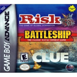 Gameboy Advance Risk Battleship Clue cover art