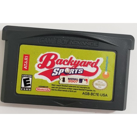 Backyard Sports Baseball 2007 (Nintendo Game Boy Advance, 2006)