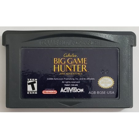 Cabelas Big Game Hunter 2005 Adventures (Nintendo Game Boy Advance, 2004)