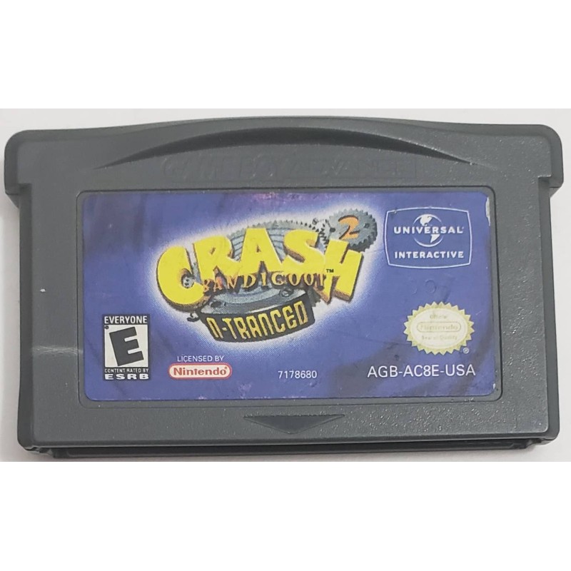 Crash Bandicoot 2 N-Tranced (Nintendo Game Boy Advance, 2003)