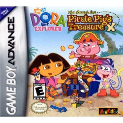 Gameboy Advance Dora the Explorer The Hunt for Pirate Pigs Treasure cover art