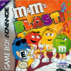Gameboy Advance M&Ms Blast cover art