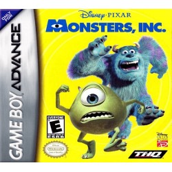 Gameboy Advance Monsters Inc cover art