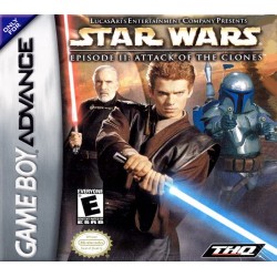Gameboy Advance Star Wars Episode II Attack of the Clones cover art