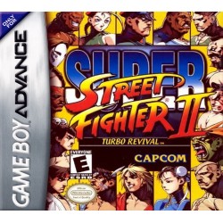 Gameboy advance Super Street Fighter II Turbo Revival cover art