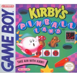 Kirby's Pinball Land Gameboy Cover art