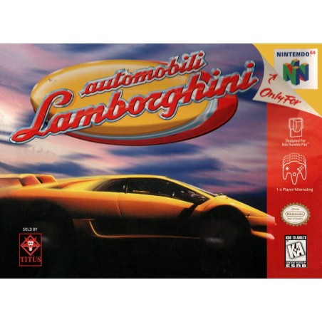 Automobili Lamborghini N64 Cover art