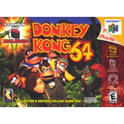 Donkey Kong 64 n64 cover art