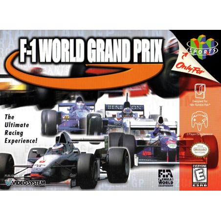 F1 World Grand Prix n64 Cover art