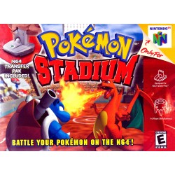 Pokemon Stadium N64 Cover art