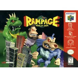 Rampage World Tour N64 Cover art