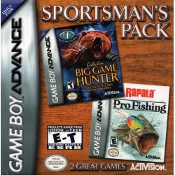 Sportsmans Pack Cabelas Big Game Hunter / Rapala Pro Fishing Gameboy advance cover art