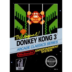 NES Donkey Kong 3 cover art