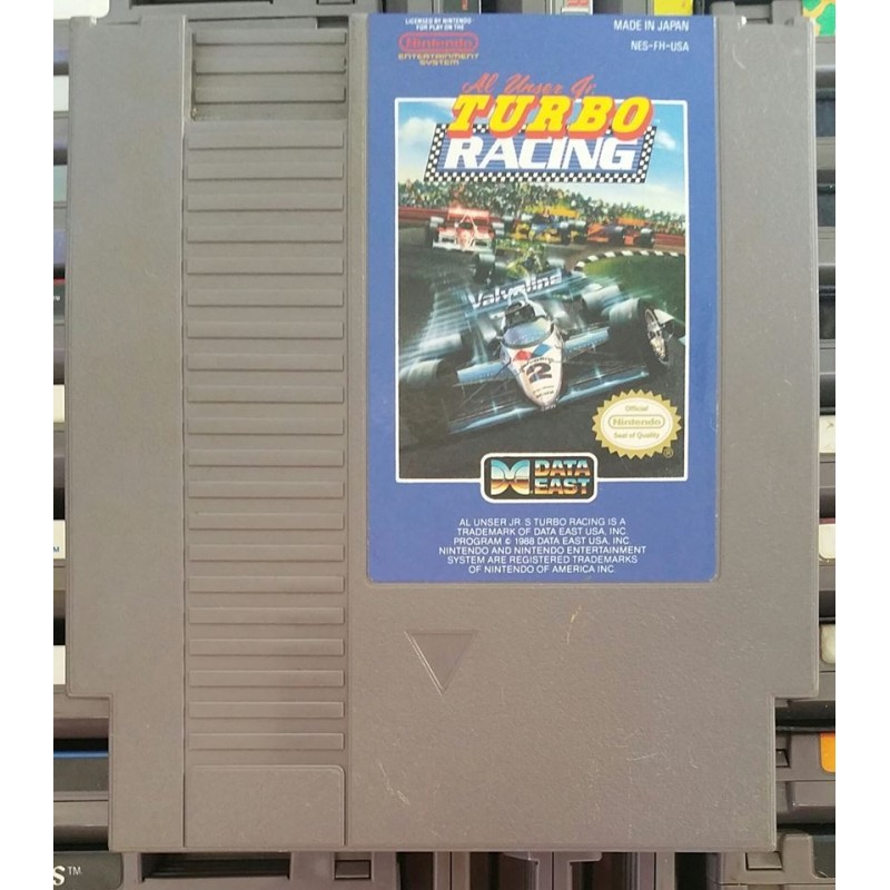 Al Unser Jr. Turbo Racing (Nintendo NES, 1989)