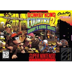 SNES Donkey Kong Country 2 Diddys Kong Quest cover art