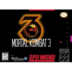 SNES Mortal Kombat 3 cover art