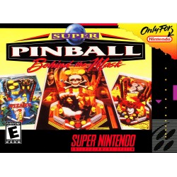 SNES Super Pinball Behind the Mask cover art