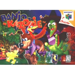 N64 Banjo Kazooie cover art