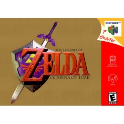 N64 Legend of Zelda Ocarina of Time cover art