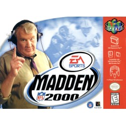N64 Madden NFL 2000 cover art