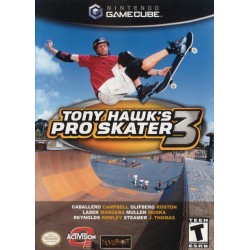 Gamecube Tony Hawks Pro Skater 3 cover art